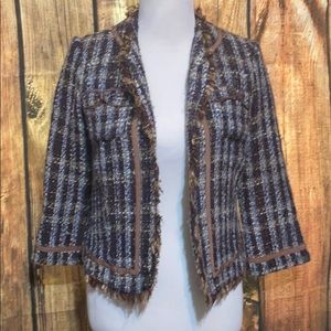 True Meaning Tweed Blazer Size S